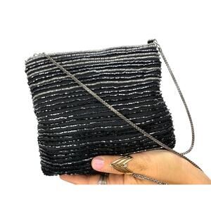 Vintage LE REGALE handmade beaded mini pouch bag